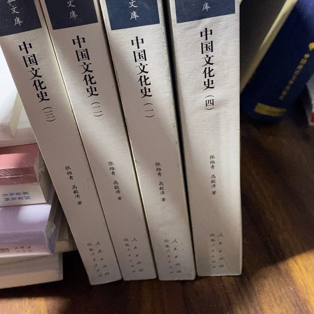 中国文化史全四册微瑕