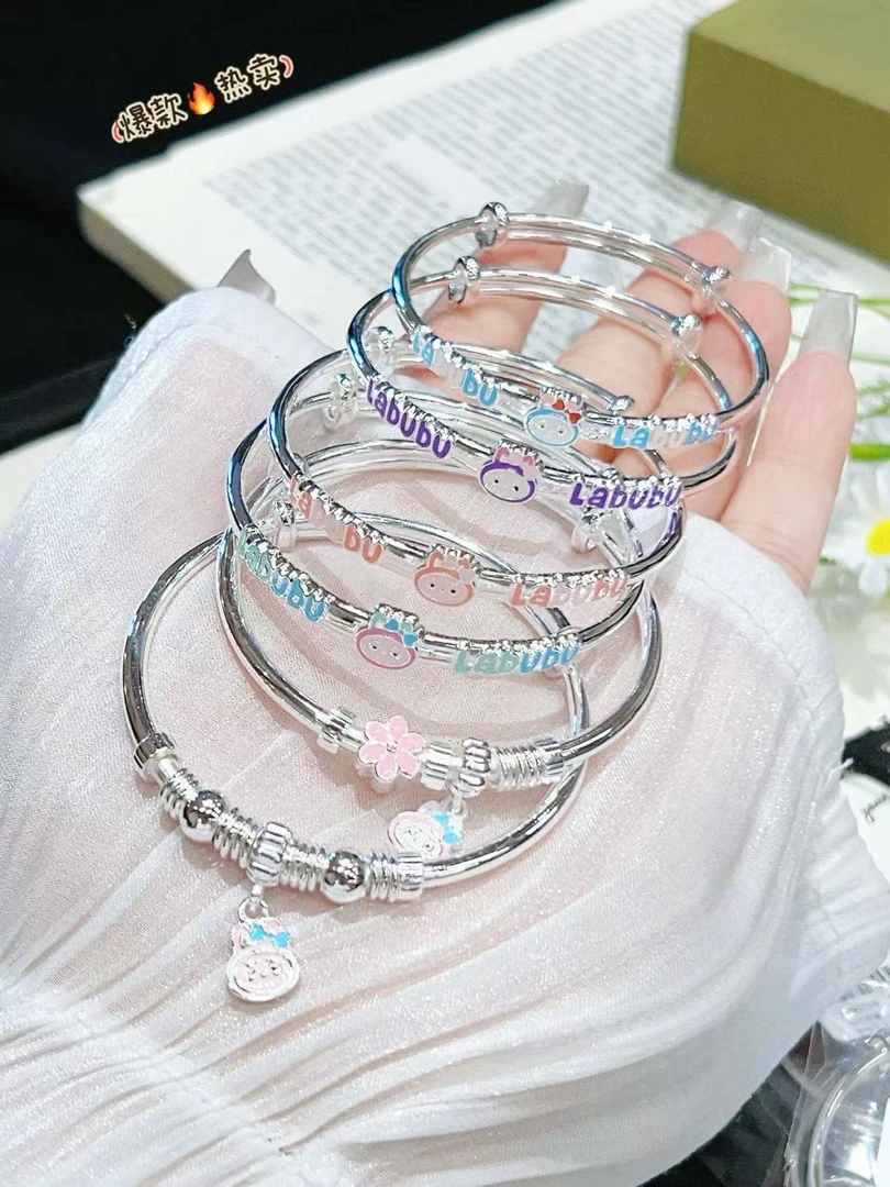 足银手镯 足银手镯实心经典时尚手镯（定制补差价）