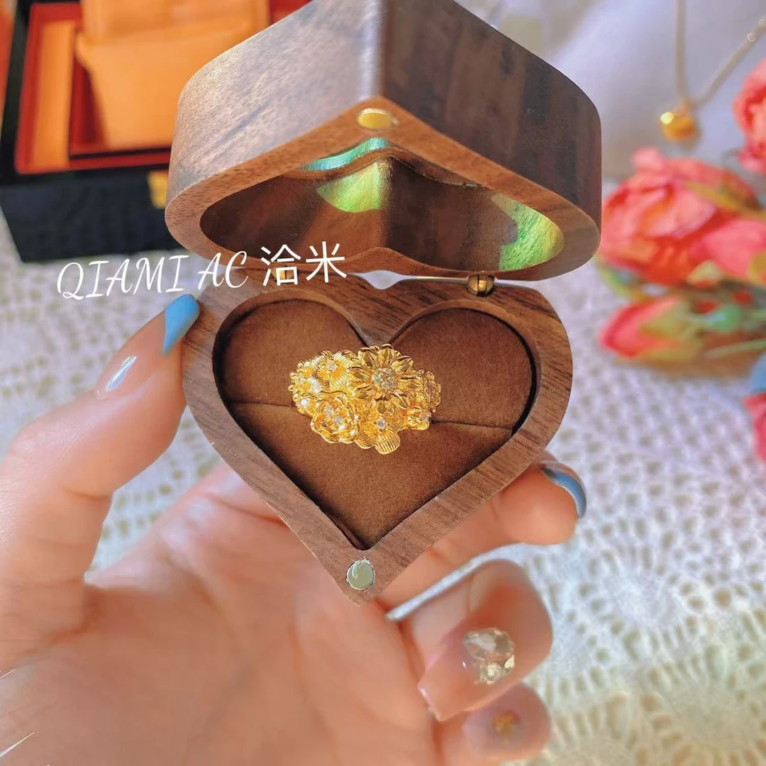 QIAMI AC 洽米高定【繁花似锦活口戒指】新国潮时尚百搭年轻款