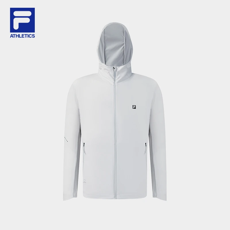 Fila/斐乐男【冰感不粘身户外衣】超轻速干运动连帽外套A11M521707F