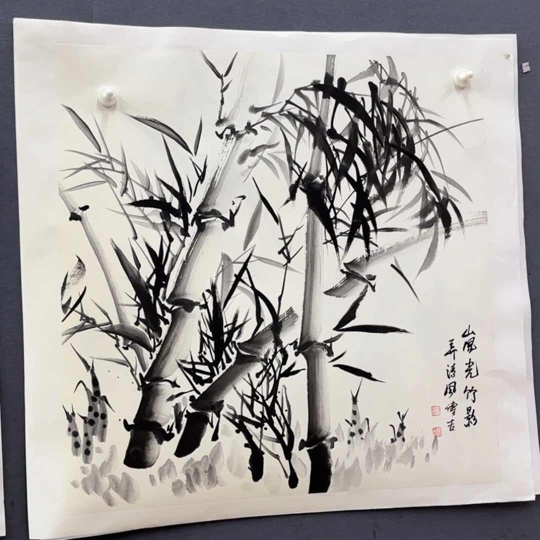 国画四尺斗方花鸟艺