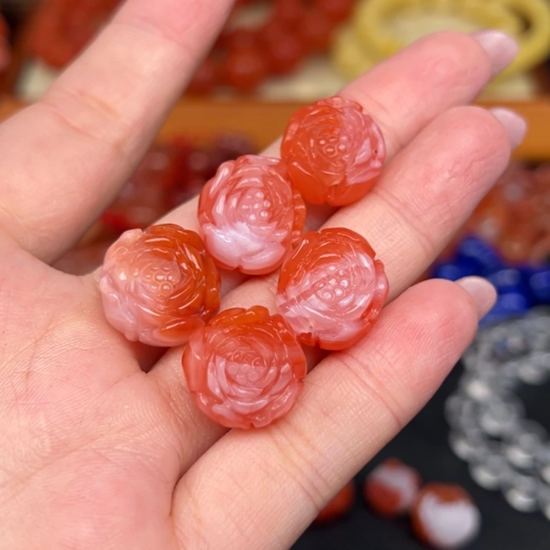 南红玛瑙未镶嵌吊坠(不含链)