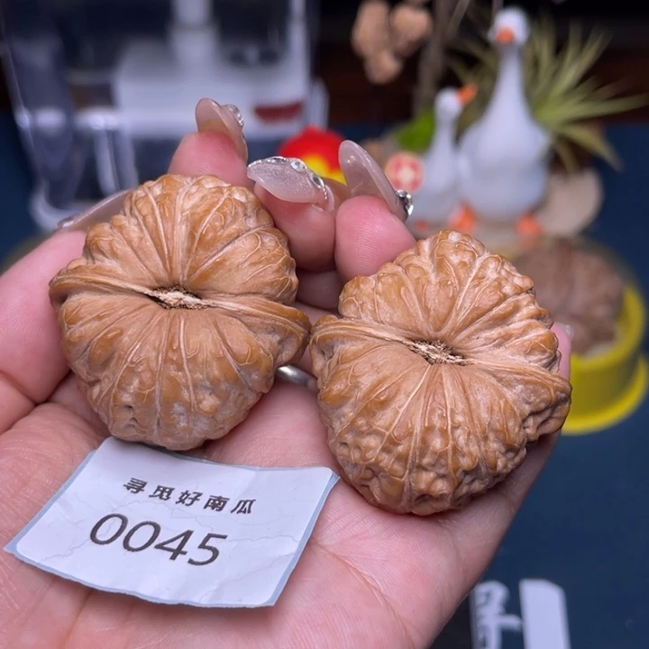 三***街吊坠文玩核桃南瓜墩42-0045