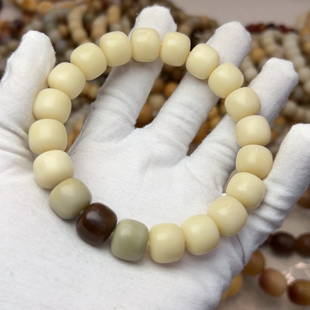 菩提根/象牙果吊坠14干磨奶咖029