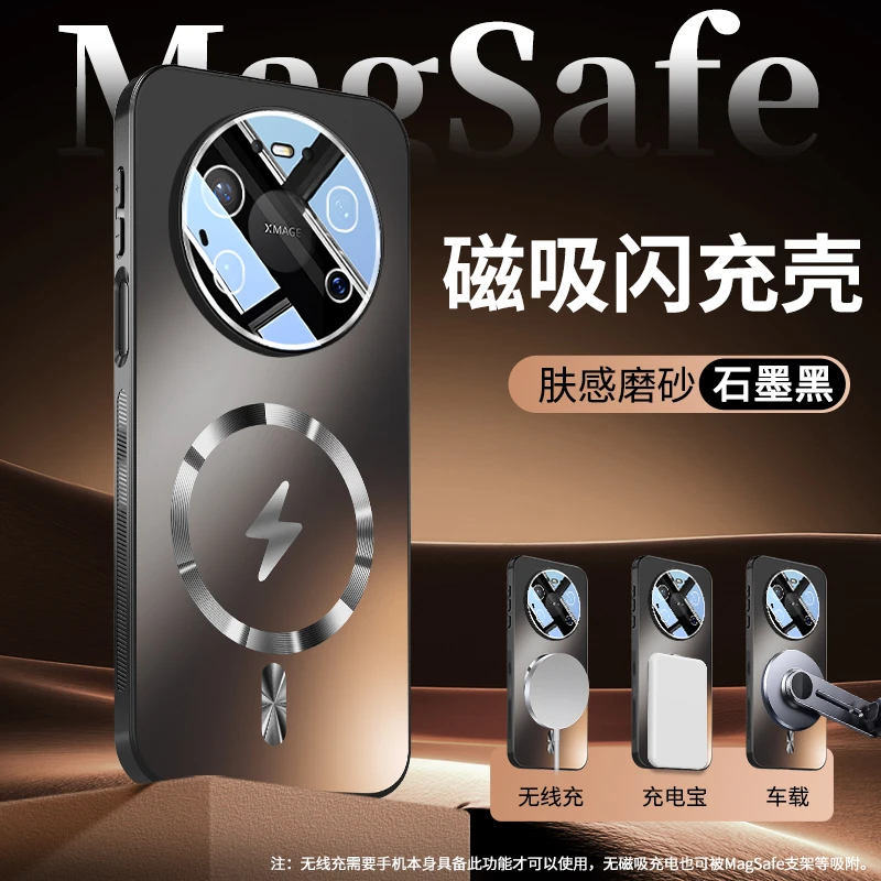 适用于华为Mate80ProMAX手机壳Mate80镜头全包保护套男女磁吸防摔