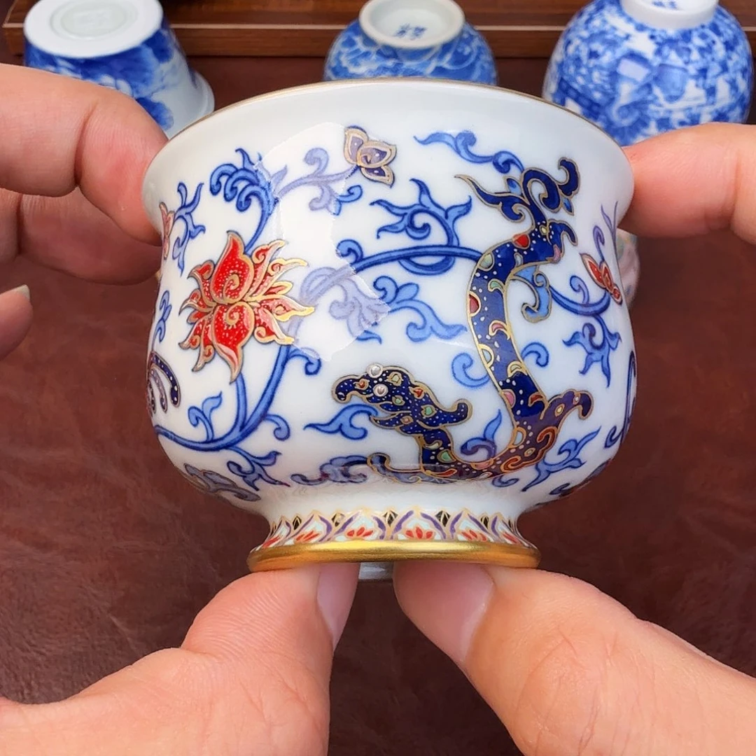 佲***具现代景德镇全手工全手绘茶具