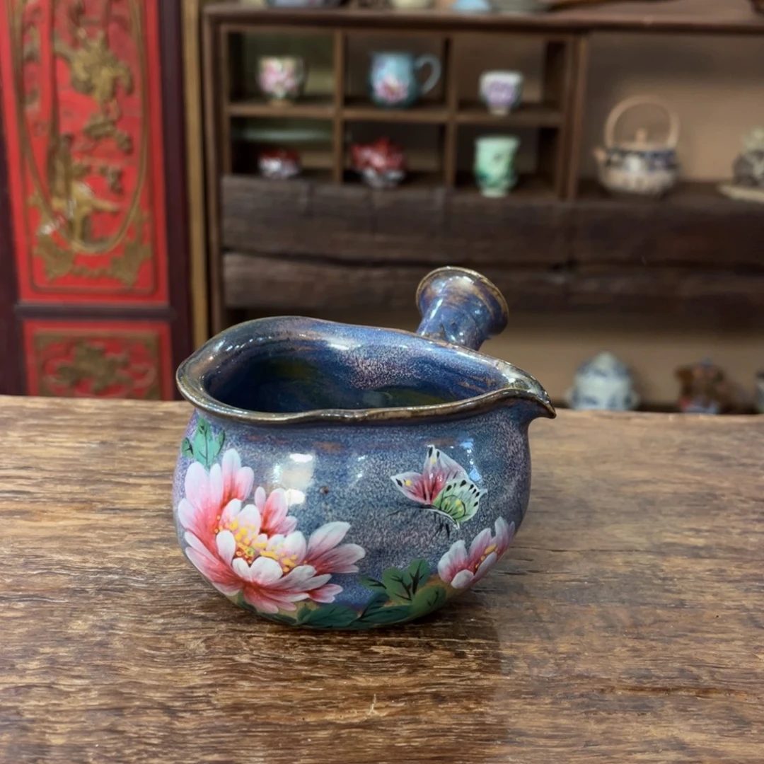 柴烧手工手绘陶瓷