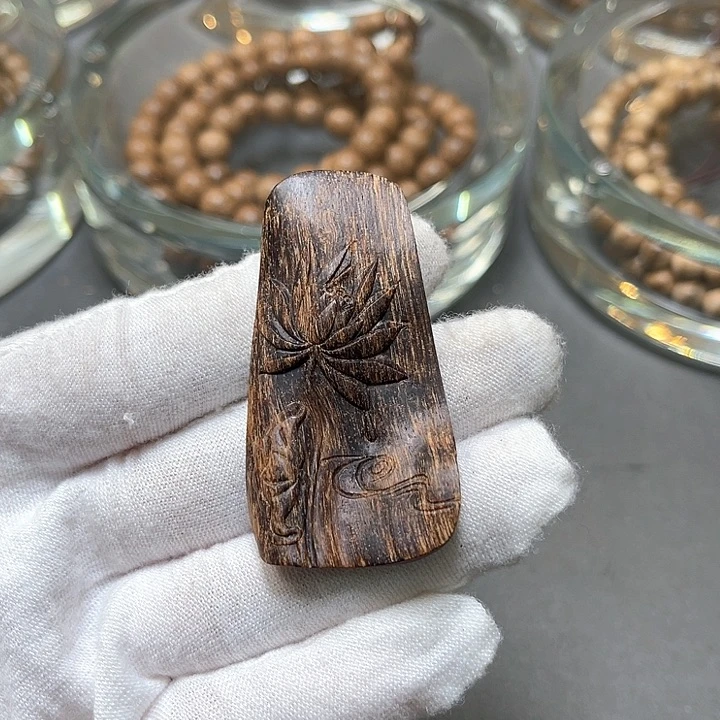 沉香吊坠文莱沉水4.89克