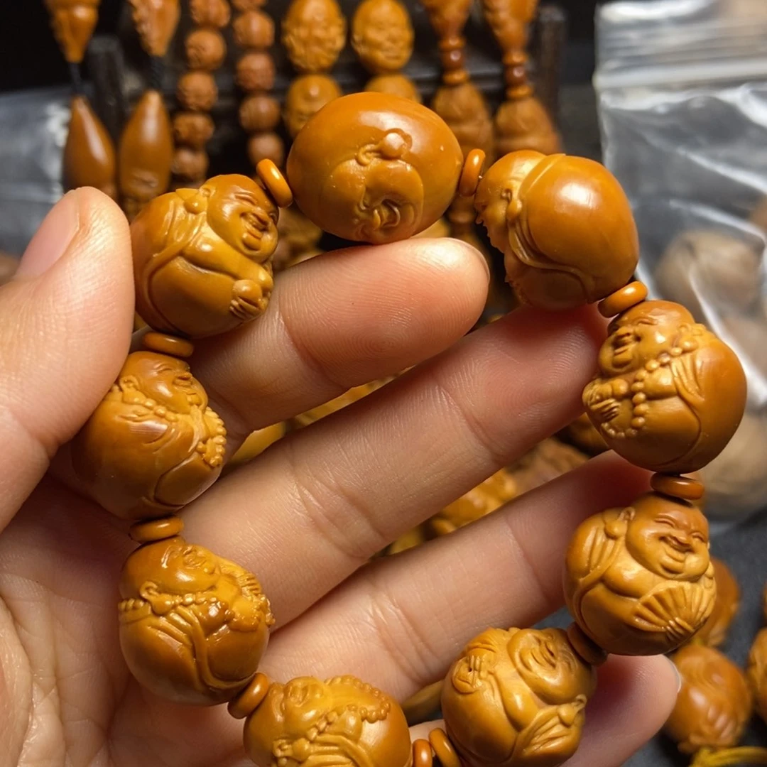 【闪购商品】手串/手链橄榄核光面弥勒