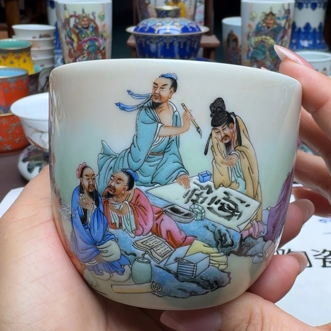 景德镇手工手绘展示