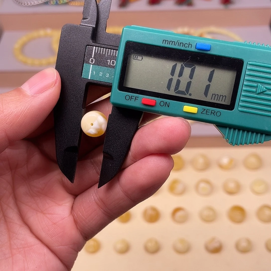 琥珀未镶嵌裸石单珠