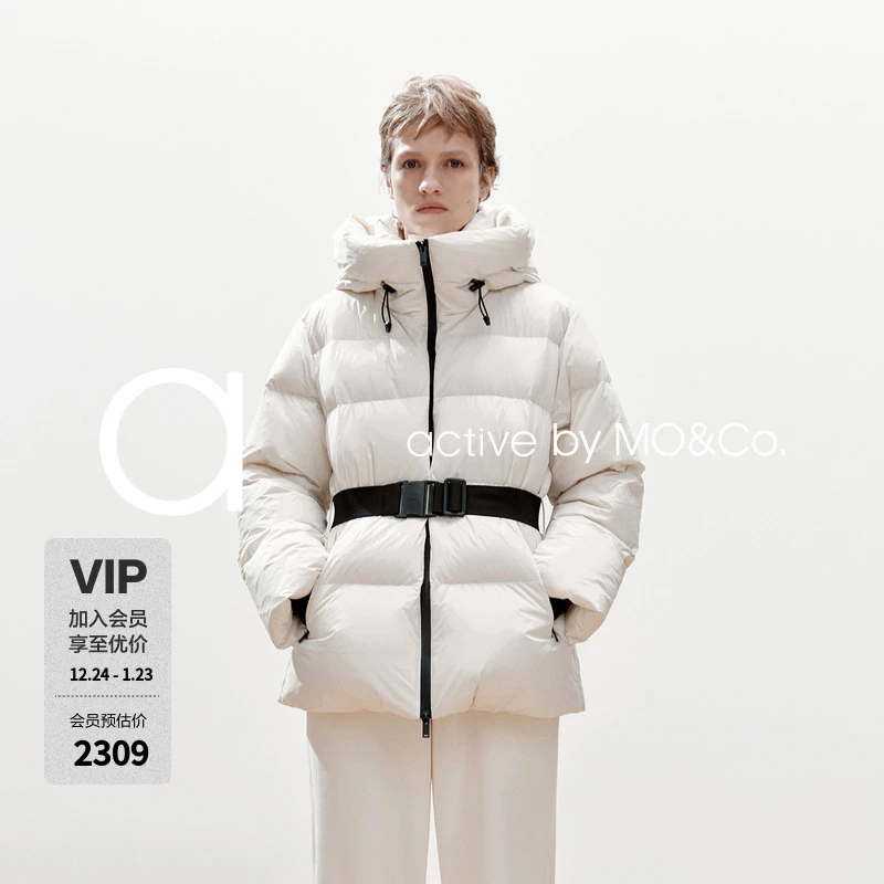 【active系列】MOCO羽绒服2025冬新品机能腰带防风90绒MBE4EIN051