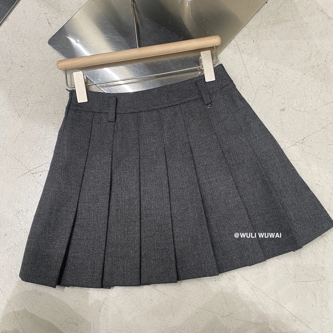 【NO退NO换】鑫燃KIKI 时尚复古高级感百褶裙 80059 WU