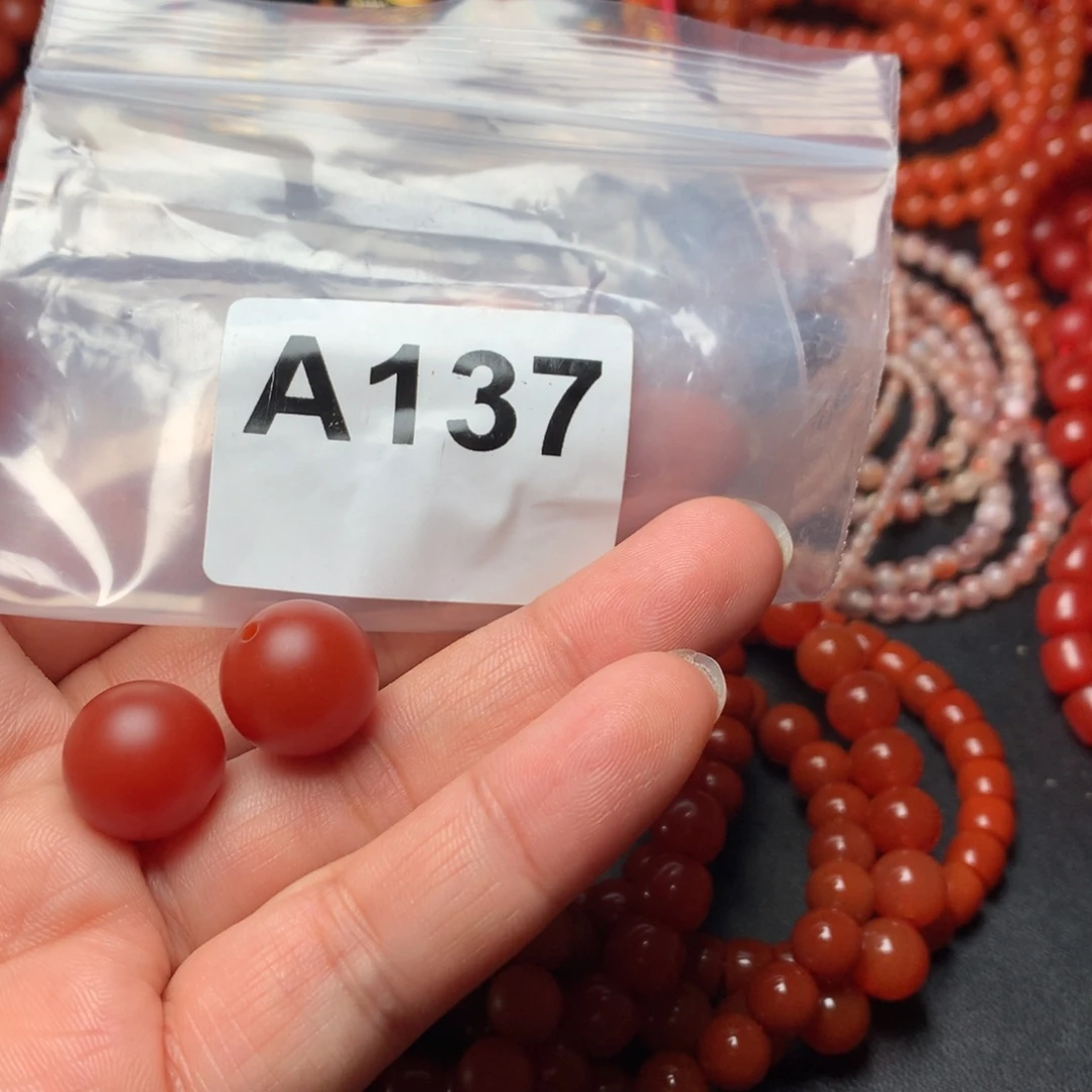 桃***囍南红玛瑙未镶嵌单圈