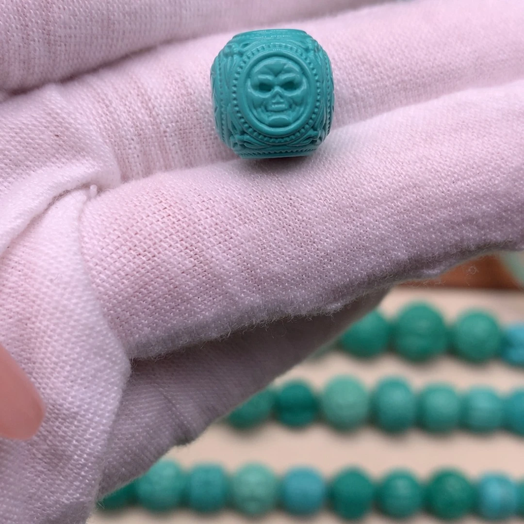 手工精工雕刻刺骨六方卡11.7