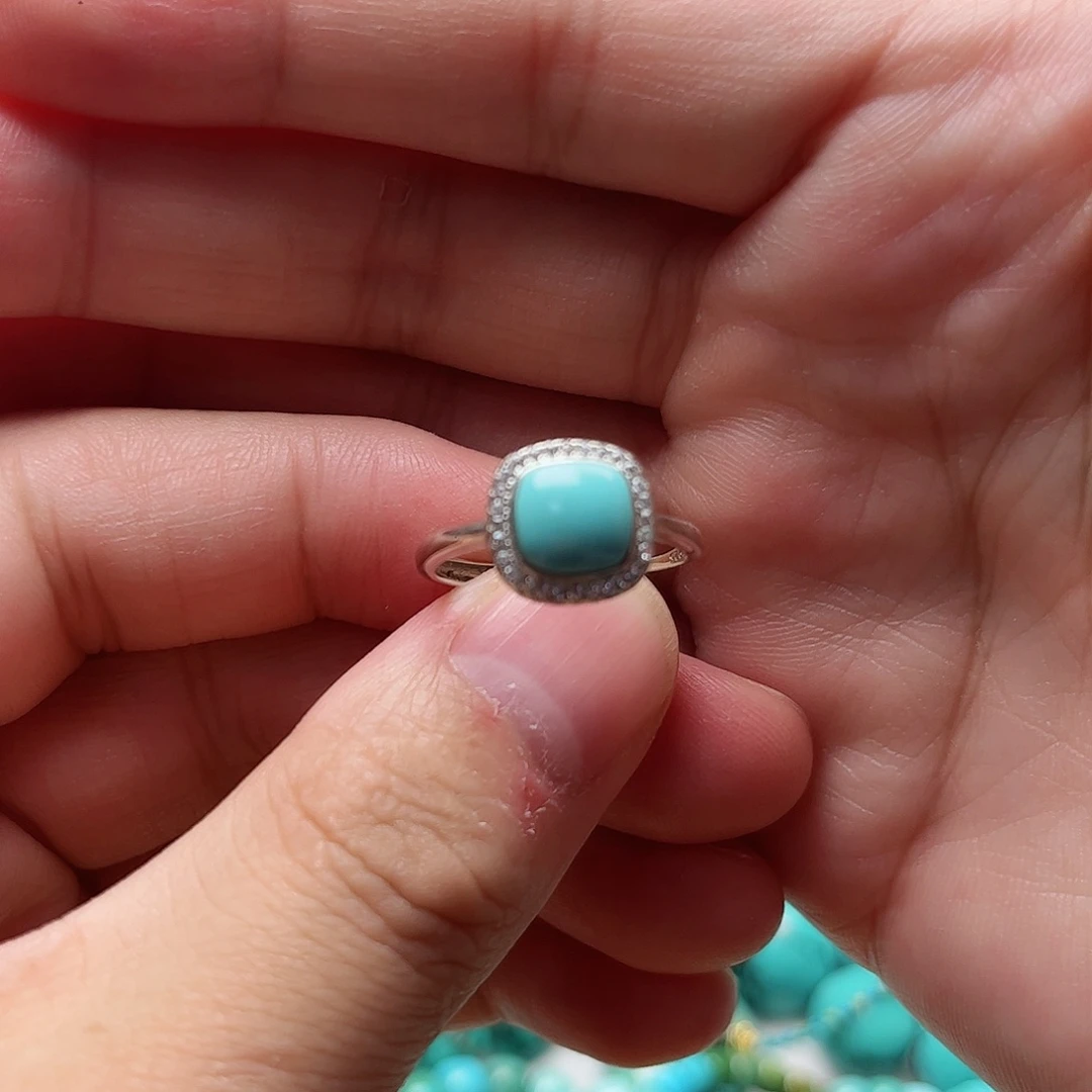 未镶嵌绿松石珠宝奇石