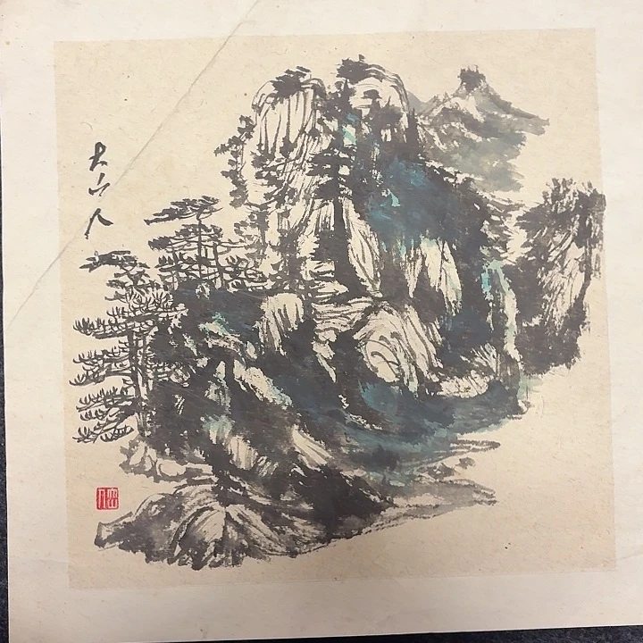 国画老**棋手绘作品欣赏373