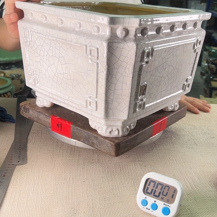 泳坤堂石湾盆盆*人陶瓷