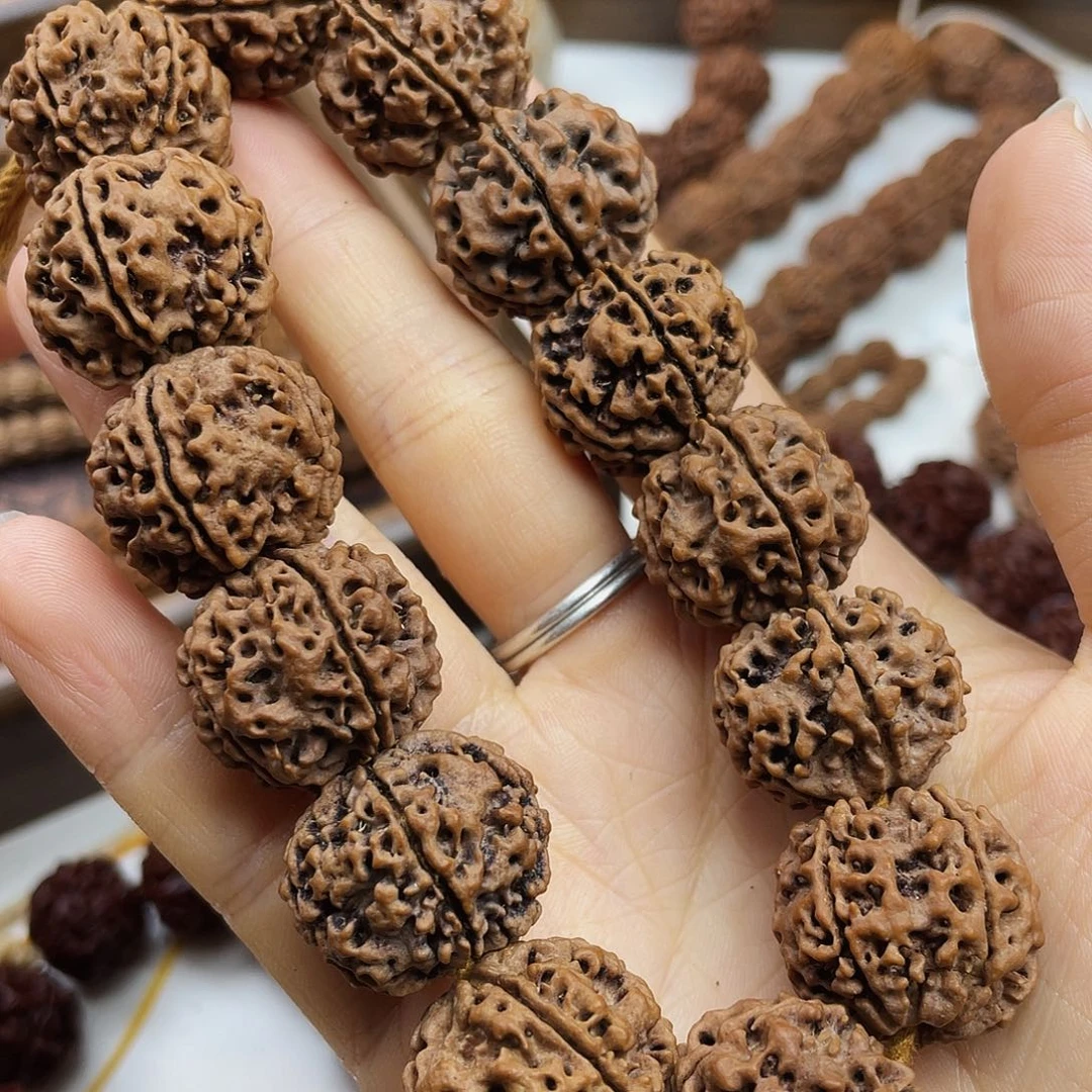 金刚菩提手串22蜂窝双龙大镂空