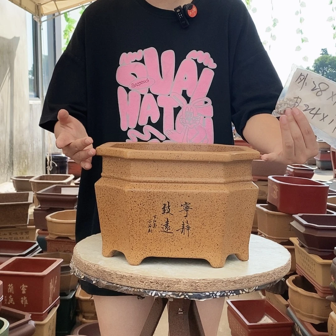 紫砂花盆紫砂花盆