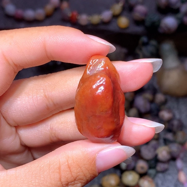 玛瑙/玉髓珠宝半成品未镶嵌人*果