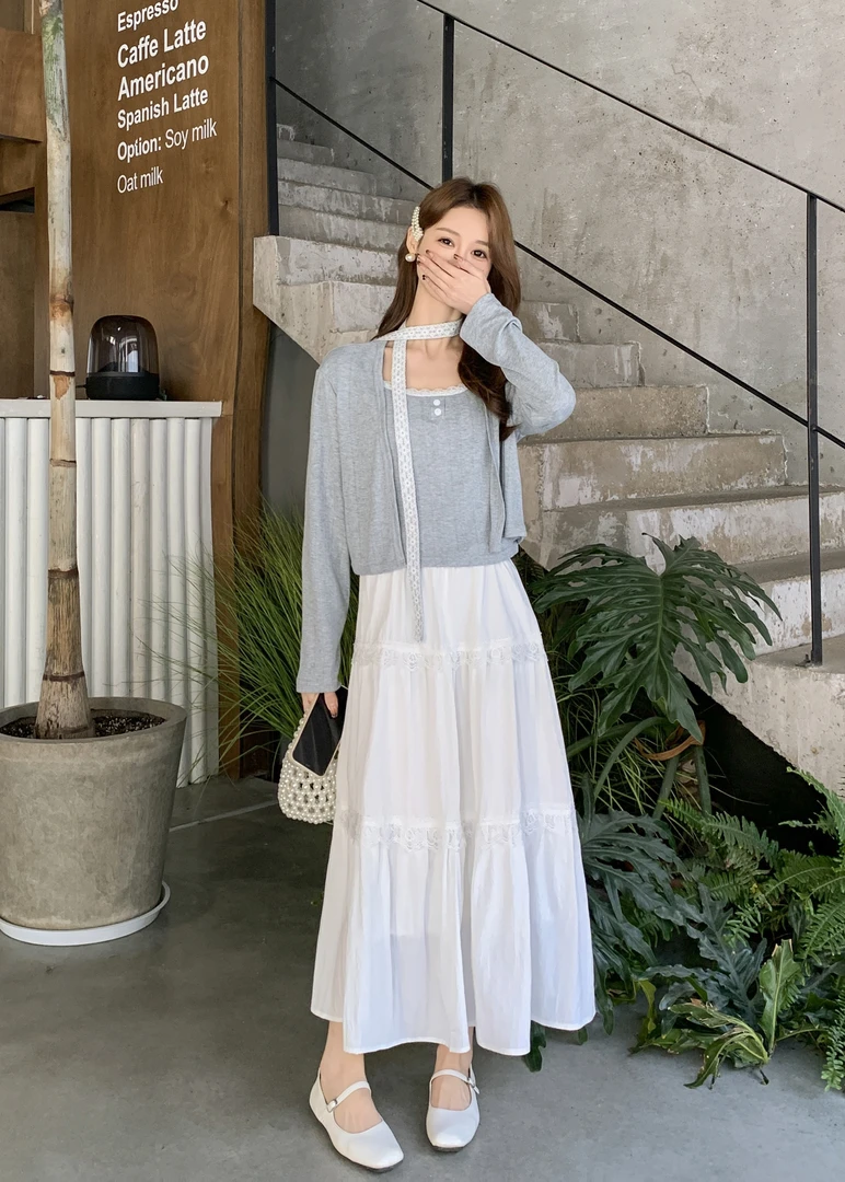 夏季连衣裙套装适合日常穿着和多种场合连衣裙套装显瘦气质长裙