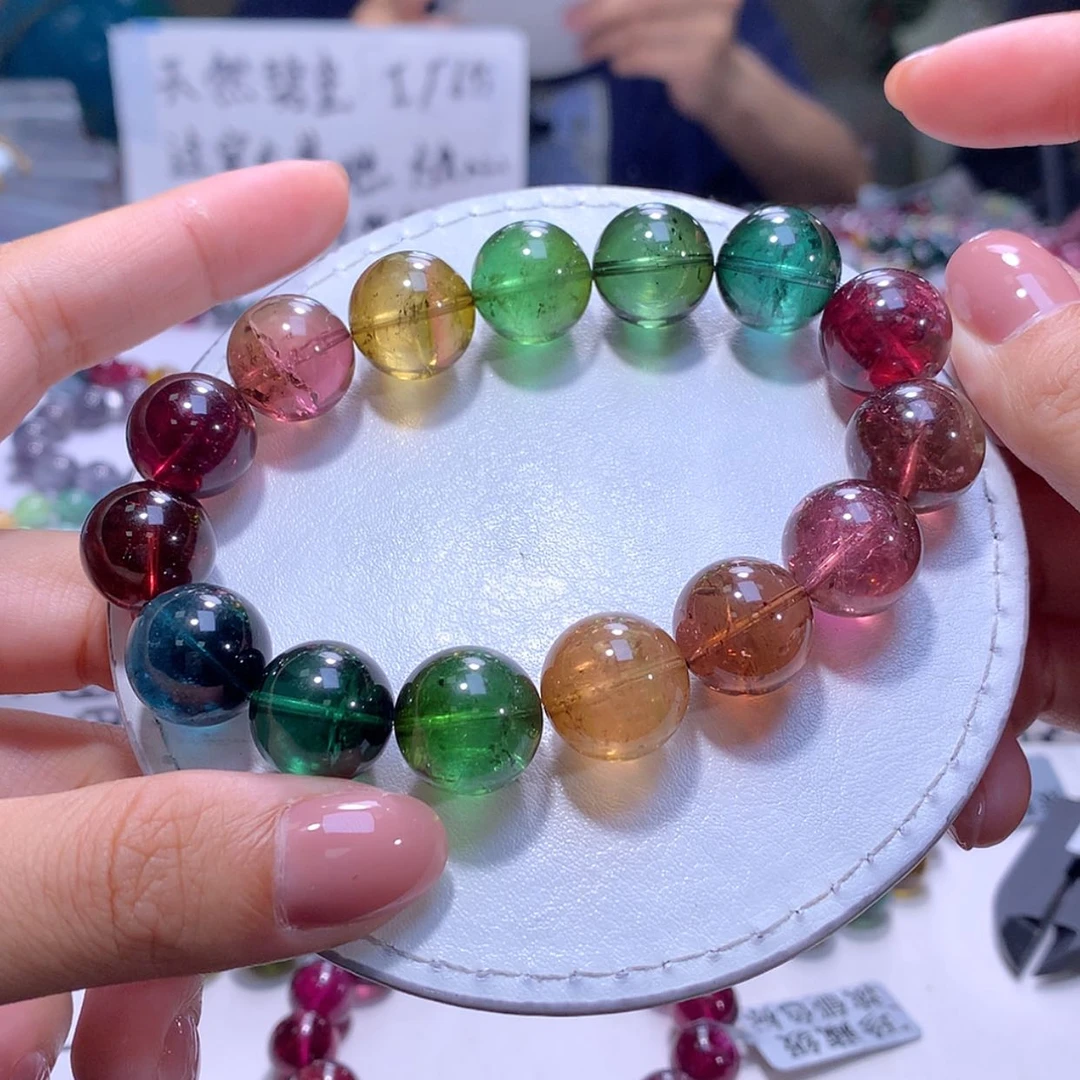 【闪购商品】未镶嵌手串碧玺14m