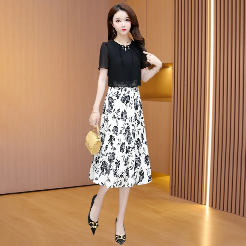 中年妈妈旗袍女夏2025新款贵夫人小个子品牌十三行国风高端连衣裙