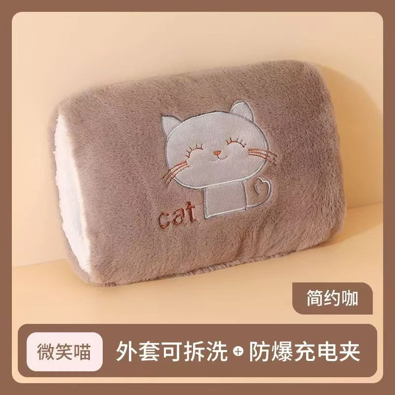 暖语心屋调皮猫可拆洗热水袋新国标防爆暖手暖肚2025款姨妈期暖宝
