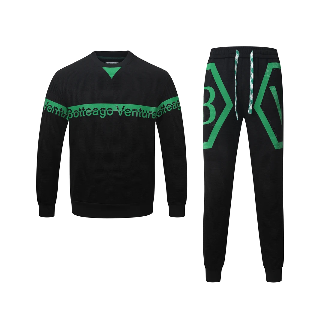 BV潮流男子运动时尚春季男士圆领衣服男款休闲套装长袖春秋户外