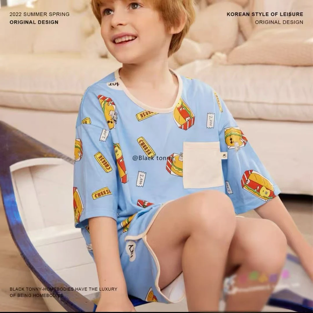 【起司汉堡】小黑托尼夏季新款家居服