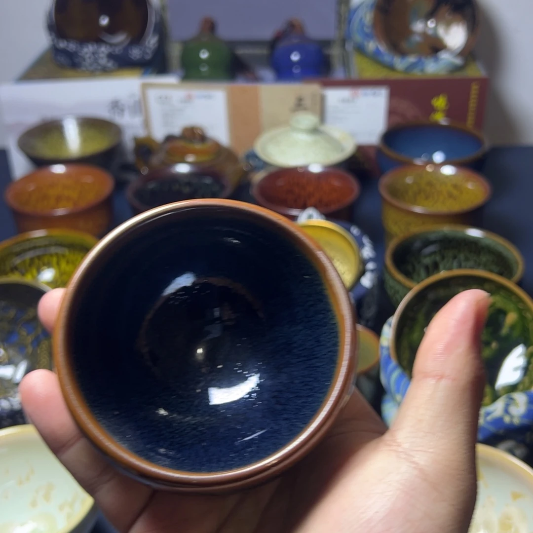 茶盏建阳建盏喝茶主人杯