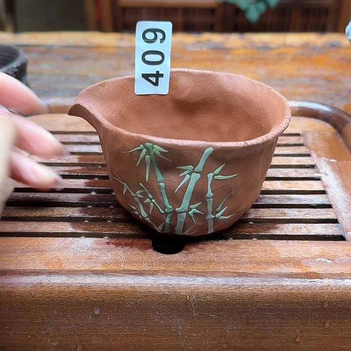 纯手工制作粗陶茶具