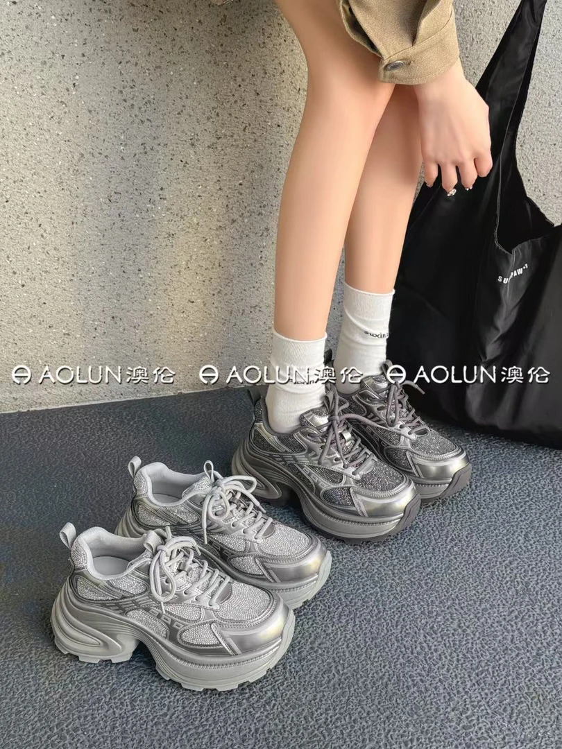 澳伦2025年春季亮钻老爹鞋