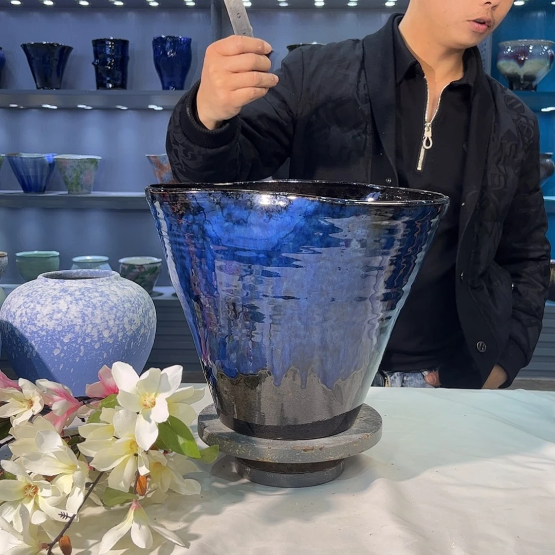 摆件陶景德镇陶瓷花瓶