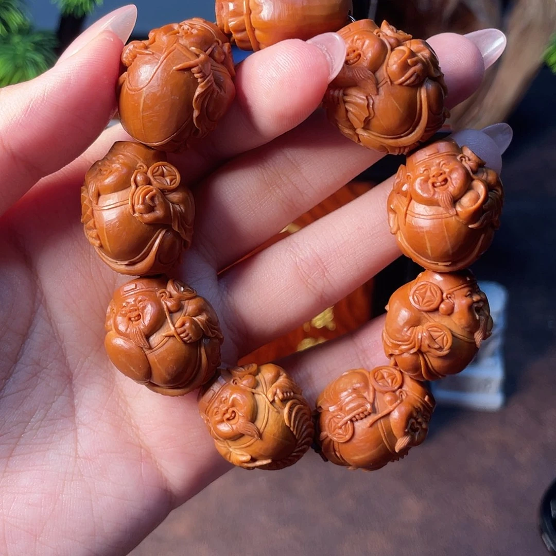 橄榄核手串/手链铁核财神