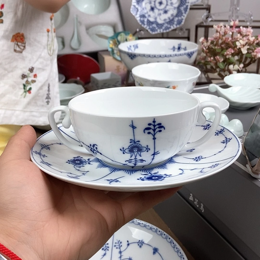 瓷片景德镇五花马陶瓷