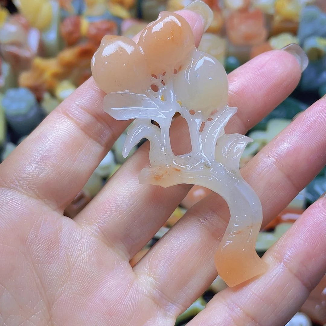 青田石印石夏**茶纯手工