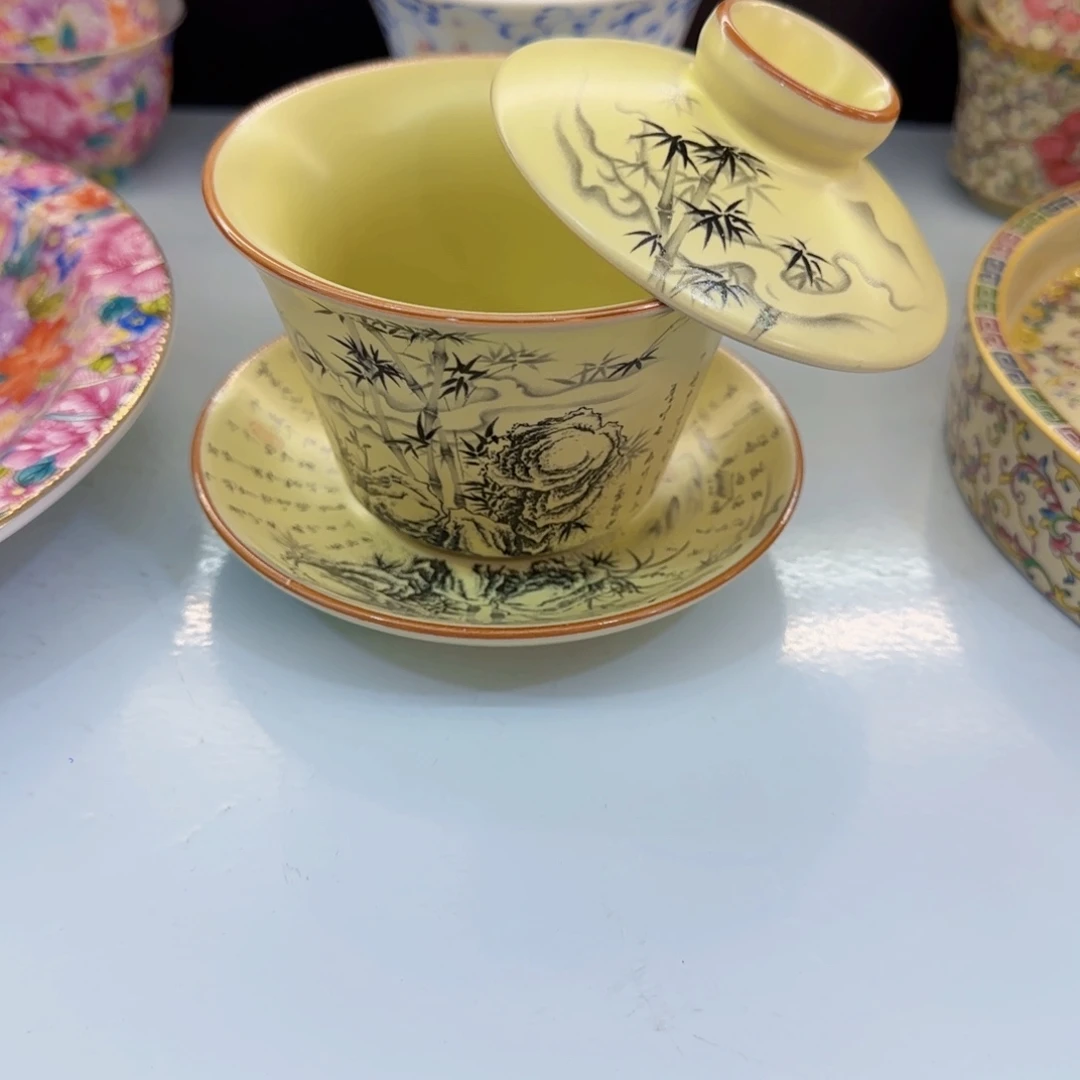 这些盖碗真好看！！！