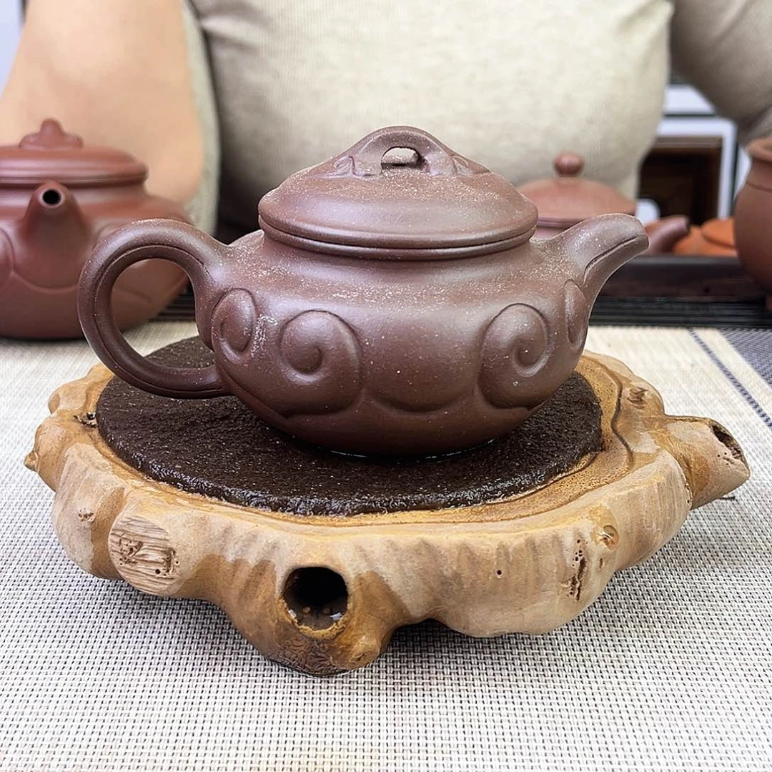 紫砂茶壶宜兴紫砂老紫泥180c c