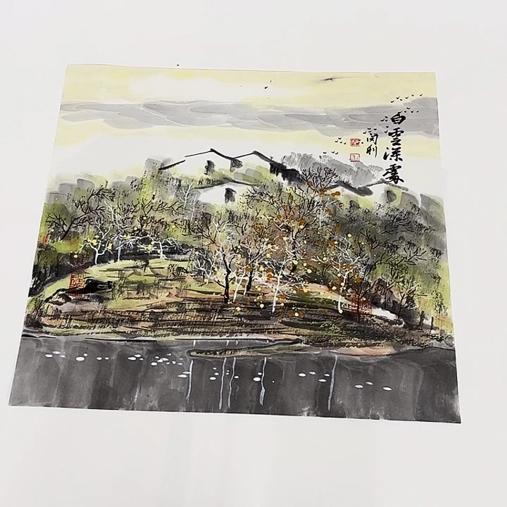国画花鸟等多种鸟类的栖息地和