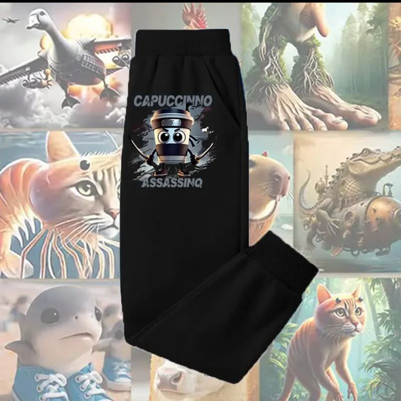 新款山海经儿童男童裤子休闲薄款长裤帅气中大童卫裤学生童装外穿