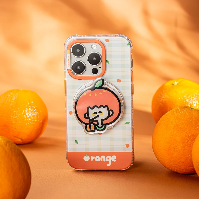 小CASE王子橙子磁吸磨砂双层手机壳适用苹果iPhone15 14 13ProMax