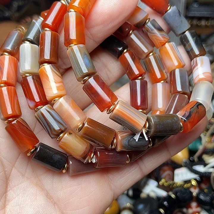 玛瑙/玉髓未镶嵌手链发一条