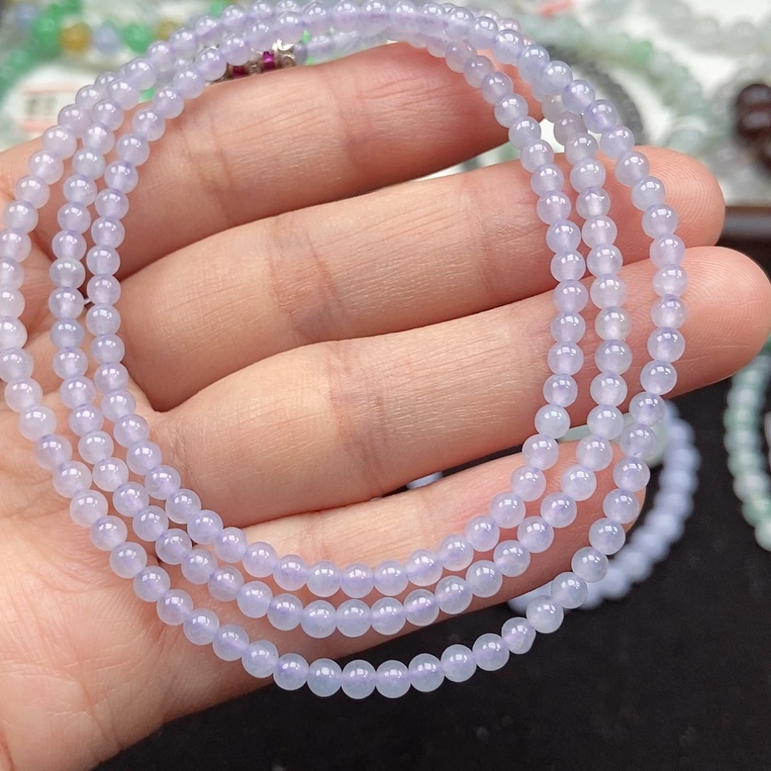 翡翠未镶嵌手串卡3.6