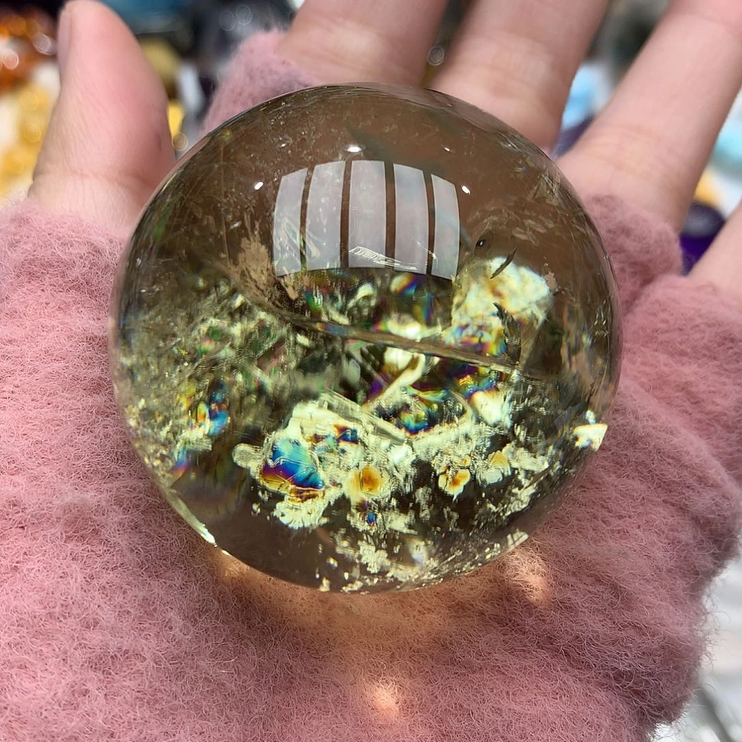 水晶未镶嵌珠宝半成品喜马黄阿塞