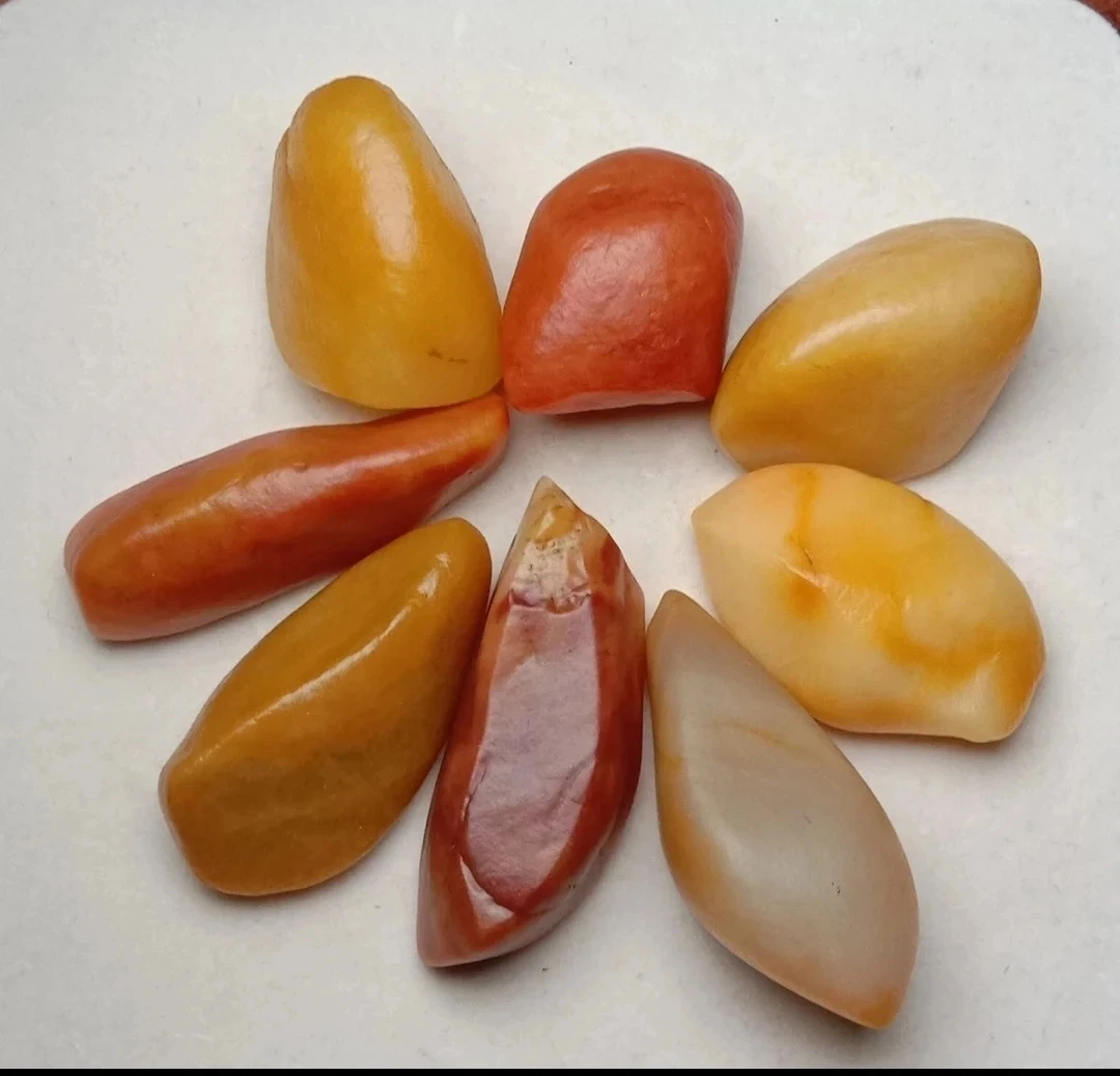 新疆戈壁三彩盆景石 黄蜡石 泥石【一物一拍，多样性发货】