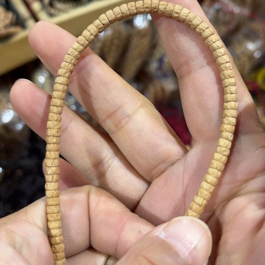 文玩核桃把件百香药片长串