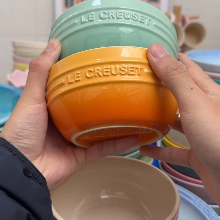 福利微瑕2个韩式面碗400毫升