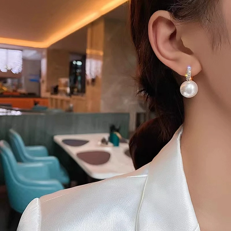 铜合金耳饰 【A14】日韩女简约法式素款小众经典轻奢耳饰几何形